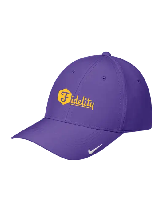 Nike Purple Dri-FIT Legacy Cap w/Fidelity Bank Logo