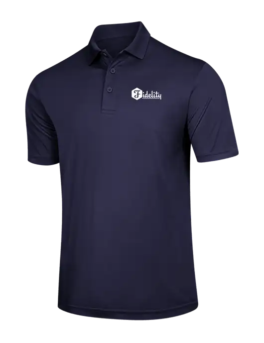 Navy PosiCharge Competitor Polo w/Fidelity Bank Logo