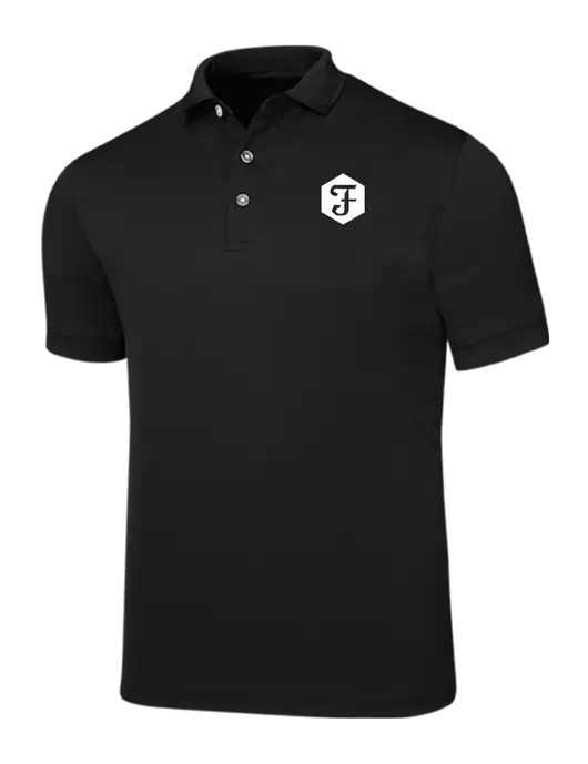 Callaway Ottoman Black Polo w/Fidelity Bank Logo