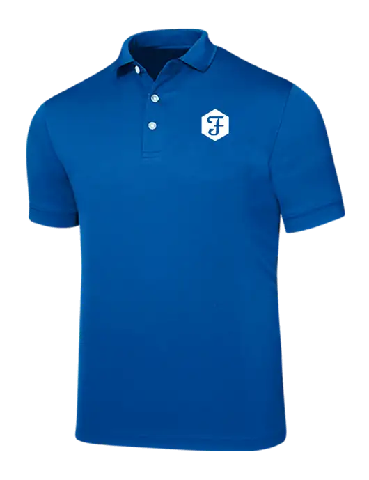 Callaway Ottoman Royal Blue Polo w/Fidelity Bank Logo