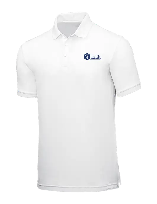 White Core Classic Pique w/Fidelity Bank Logo