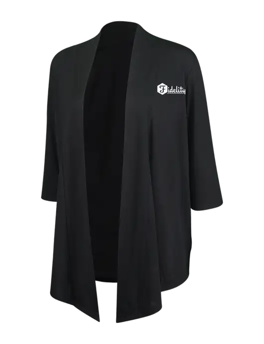 Black Womens Concept Shrug w/Fidelity Bank Logo