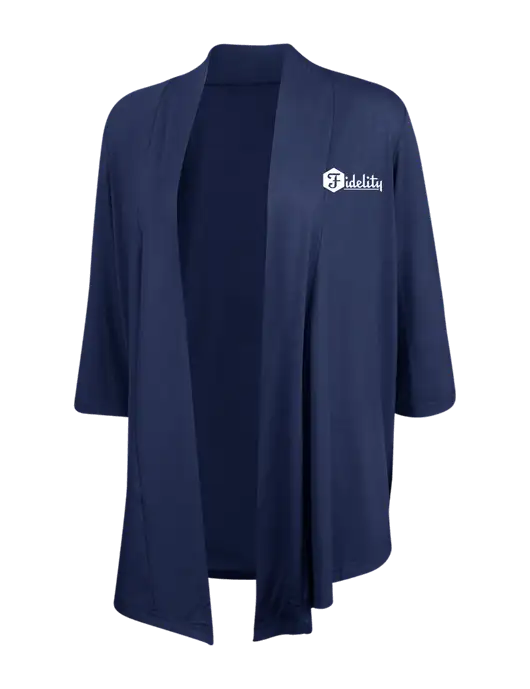 Dress Navy Blue Womens Concept Shrug w/Fidelity Bank Logo