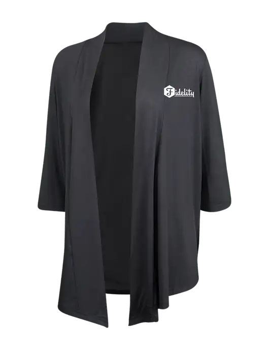 Grey Smoke Womens Concept Shrug w/Fidelity Bank Logo