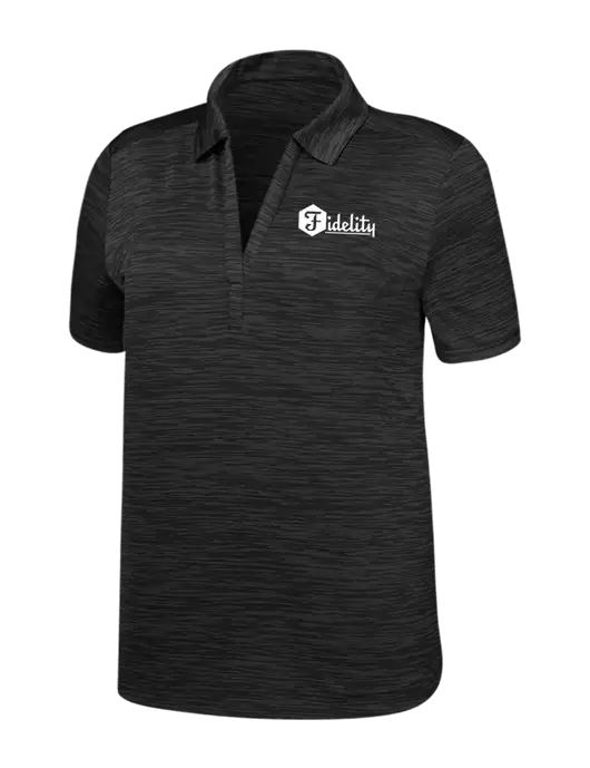 Callaway Womens Black Broken Stripe w/Fidelity Bank Logo