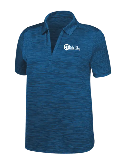 Callaway Womens Medium Slate Blue Broken Stripe w/Fidelity Bank Logo