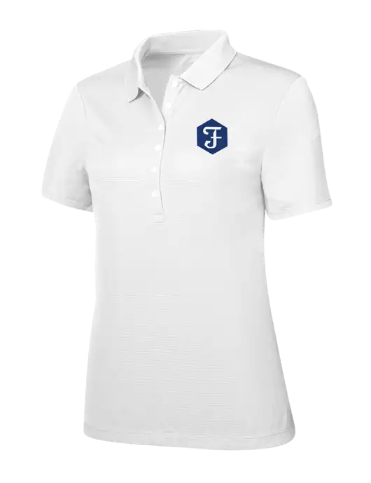 Callaway Womens Ottoman Bright White Polo w/F Icon Logo