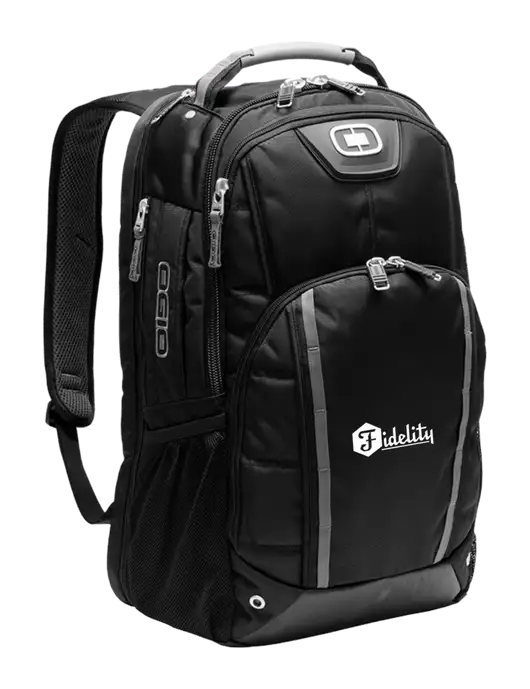 OGIO Black Bolt Pack w/Fidelity Bank Logo