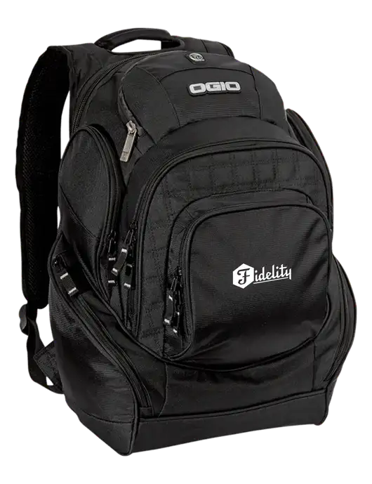 OGIO Black Mastermind Pack w/Fidelity Bank Logo