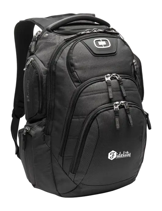 OGIO Black Surge RSS Pack
 w/Fidelity Bank Logo
