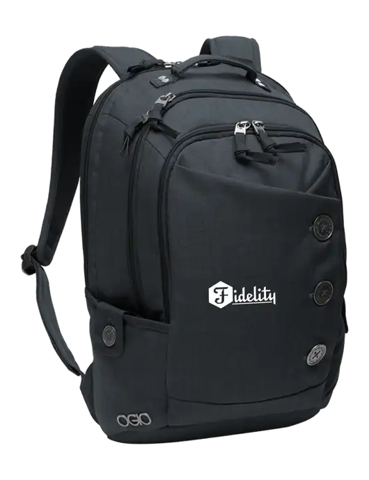 OGIO Storm Grey Ladies Melrose Pack w/Fidelity Bank Logo