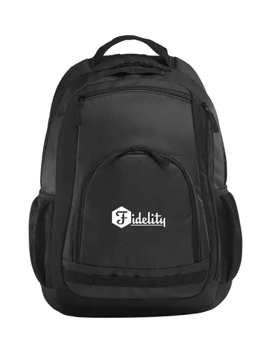Xtreme Dark Grey/Black/Black Backpack w/Fidelity Bank Logo