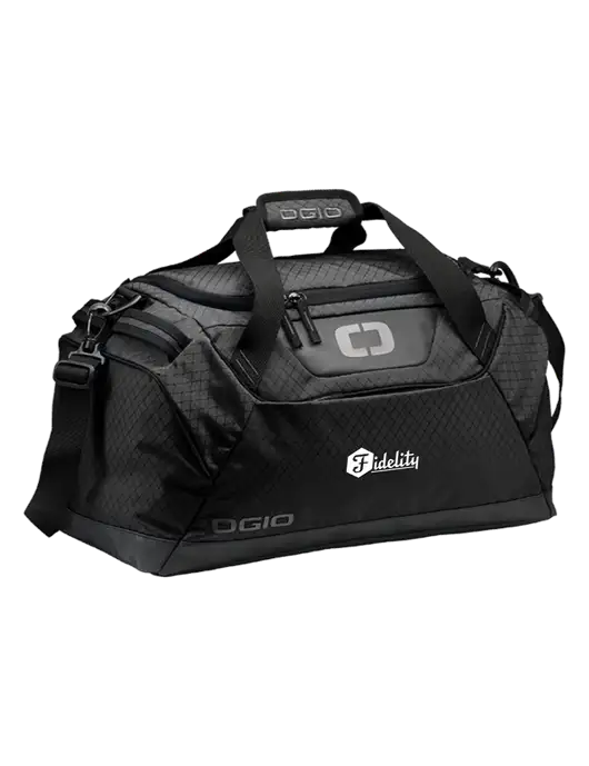 OGIO Black Catalyst Duffle
 w/Fidelity Bank Logo