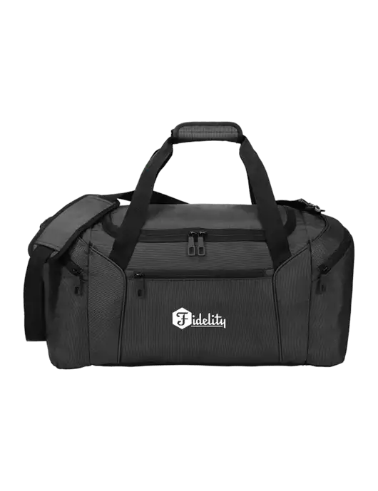 Slim & Lite Dark Grey Duffel    w/Fidelity Bank Logo