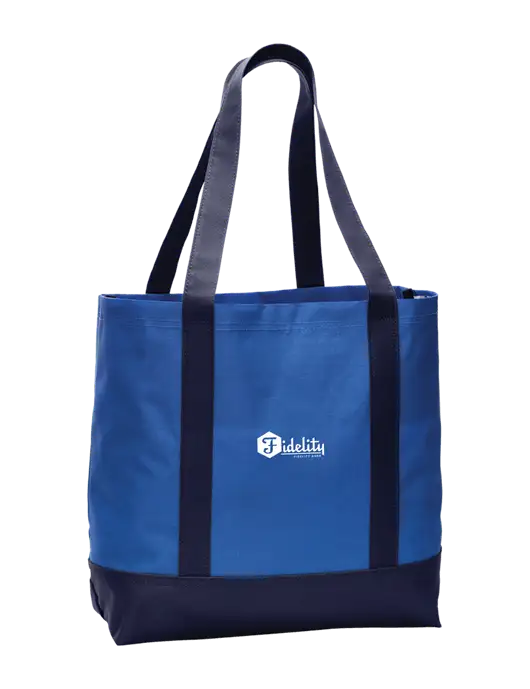 Carryall Blue/Navy Day Tote Twilight w/Fidelity Bank Logo