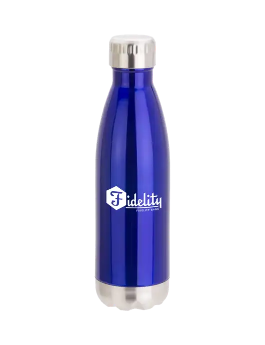City Go Royal 17 oz Insulated Bottle w/Fidelity Bank Logo