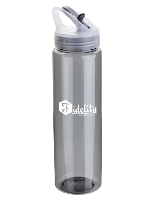Buddy Smoke 32 oz PET Bottle with Flip Lid w/Fidelity Bank Logo